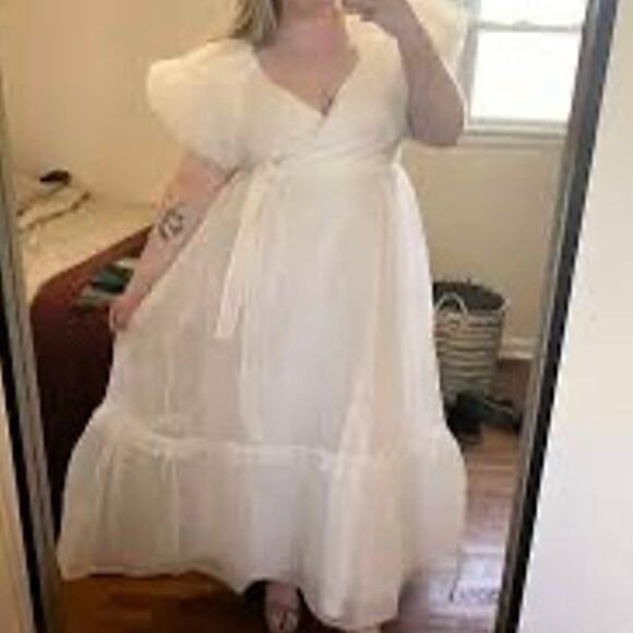 Jessakae Collection Dress in White Size Large - Picture 5 of 7